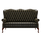 Wade 3 Sits Chesterfield Soffa Antique Olive