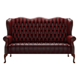 Wade 3 Sits Chesterfield Soffa Antique Red