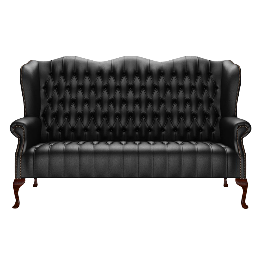 Wade 3 Sits Chesterfield Soffa Birch Black