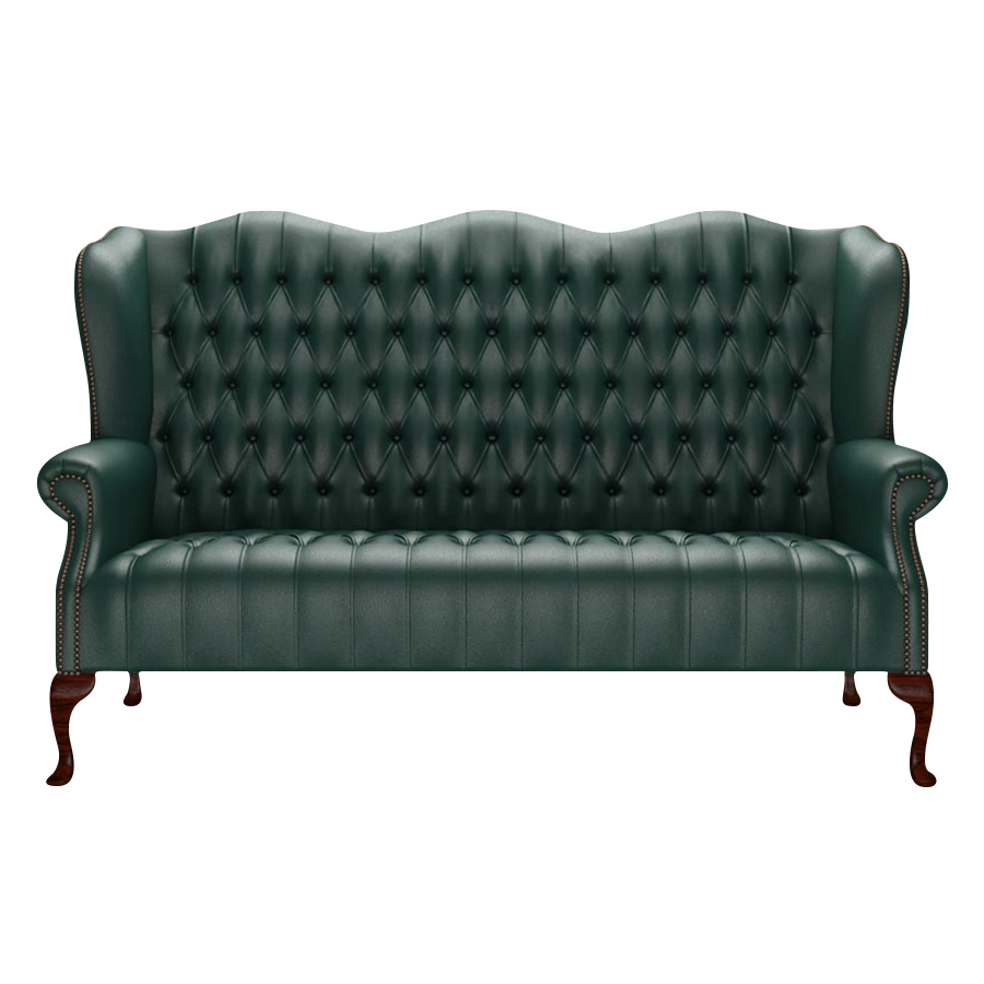 Wade 3 Sits Chesterfield Soffa Birch Forest Green