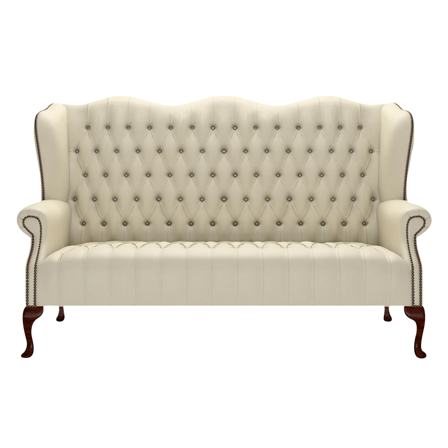 Wade 3 Sits Chesterfield Soffa Birch Ivory