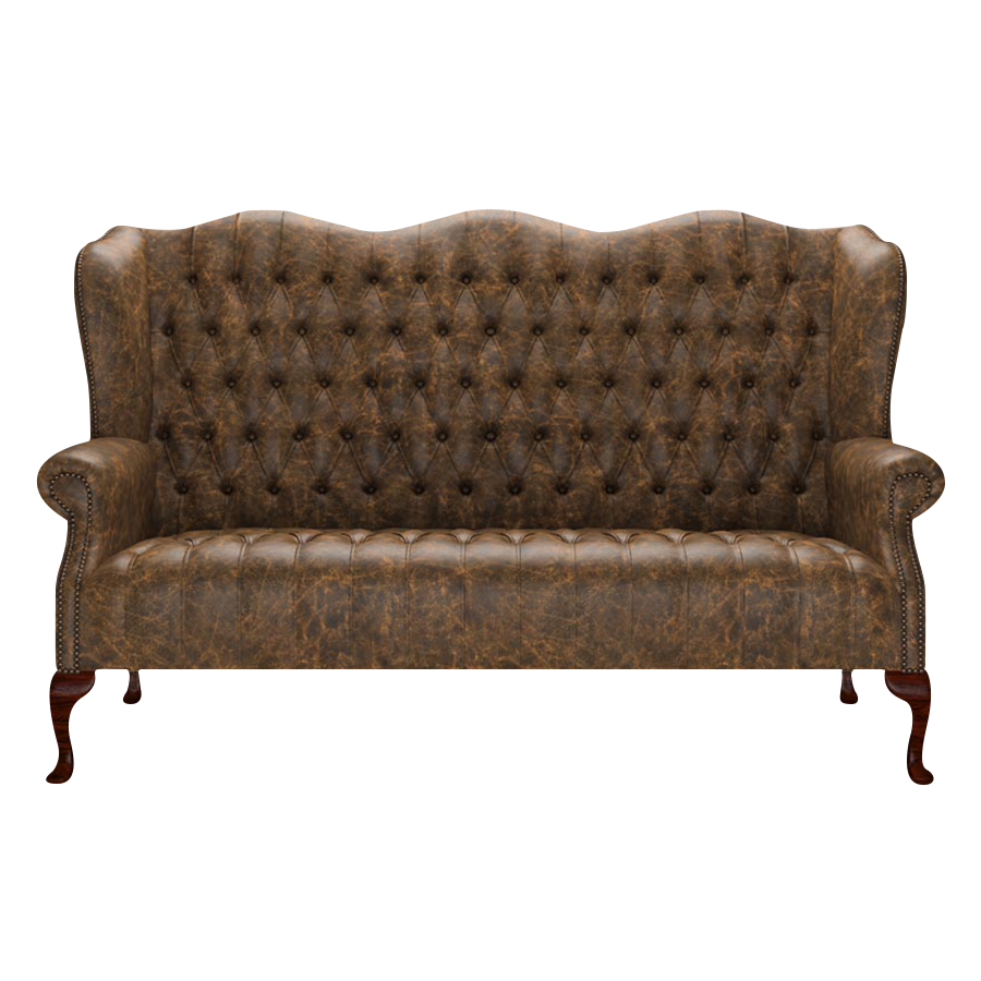 Wade 3 Sits Chesterfield Soffa Etna Brandy