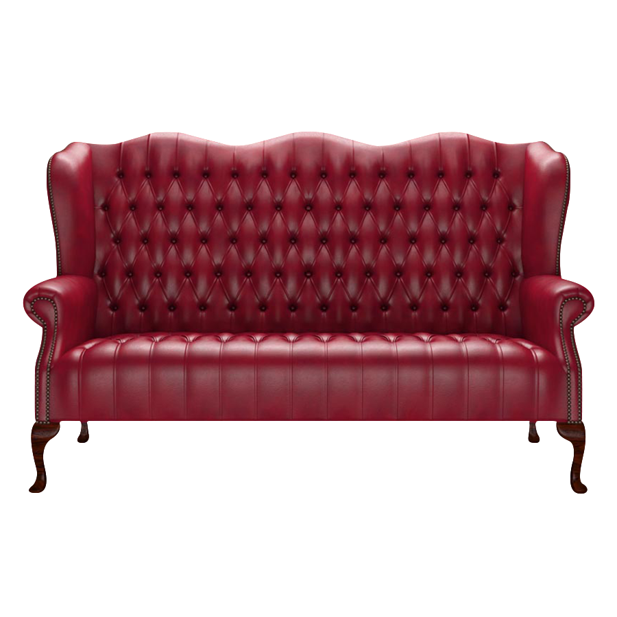 Wade 3 Sits Chesterfield Soffa Old English Gamay