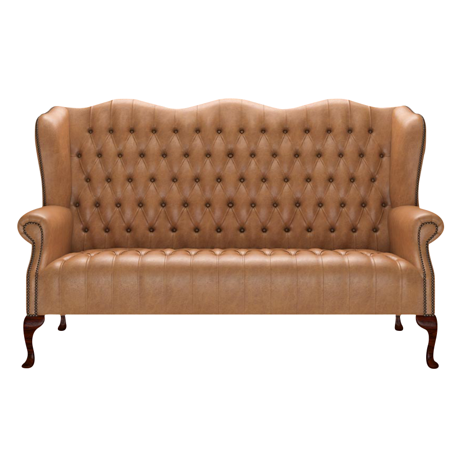 Wade 3 Sits Chesterfield Soffa Old English Tan
