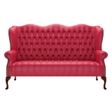 Wade 3 Sits Chesterfield Soffa Shelly Flame Red