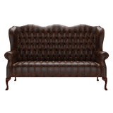 Wade 3 Sits Chesterfield Soffa Tudor Mahogany
