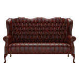 Wade 3 Sits Chesterfield Soffa Tudor Oxblood