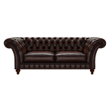 Wordsworth 3 Sits Chesterfield Soffa Antique Brown