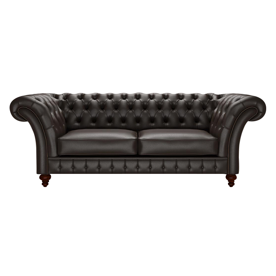 Wordsworth 3 Sits Chesterfield Soffa Birch Brown