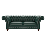 Wordsworth 3 Sits Chesterfield Soffa Birch Forest Green