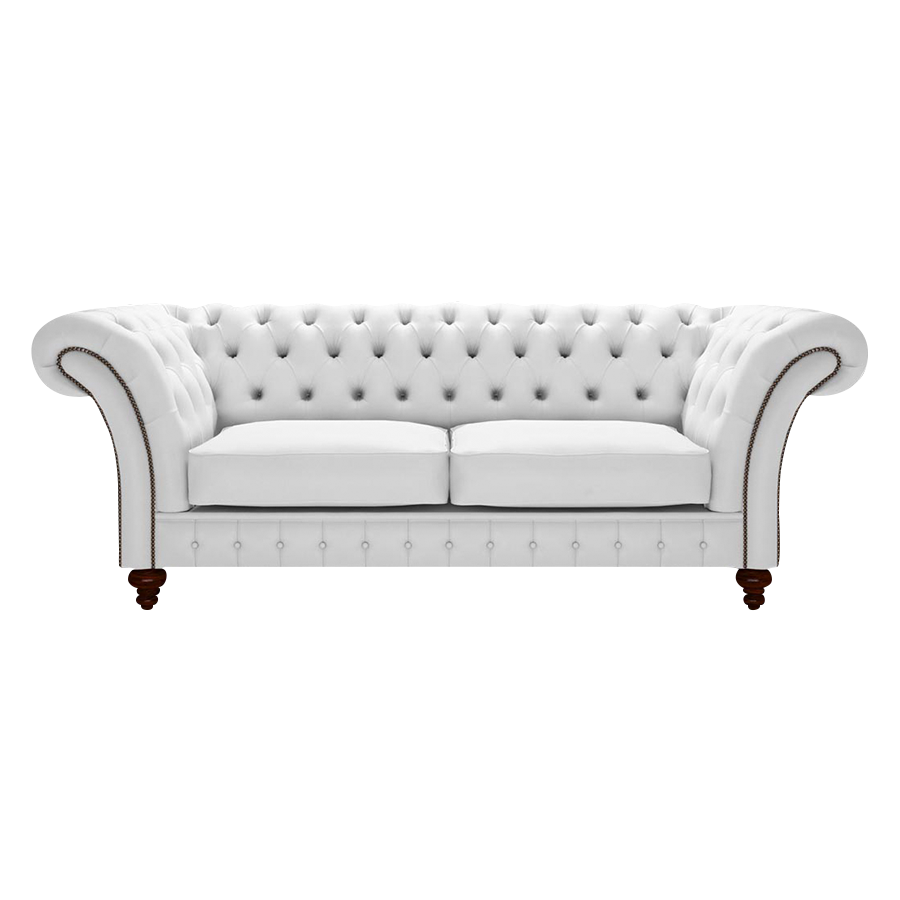 Wordsworth 3 Sits Chesterfield Soffa Birch White
