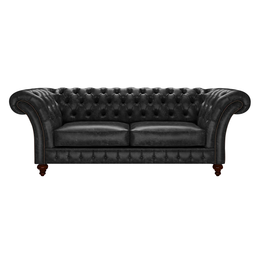 Wordsworth 3 Sits Chesterfield Soffa Etna Black