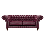 Wordsworth 3 Sits Chesterfield Soffa Old English Burgundy