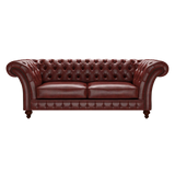 Wordsworth 3 Sits Chesterfield Soffa Old English Chestnut