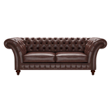 Wordsworth 3 Sits Chesterfield Soffa Old English Dark Brown