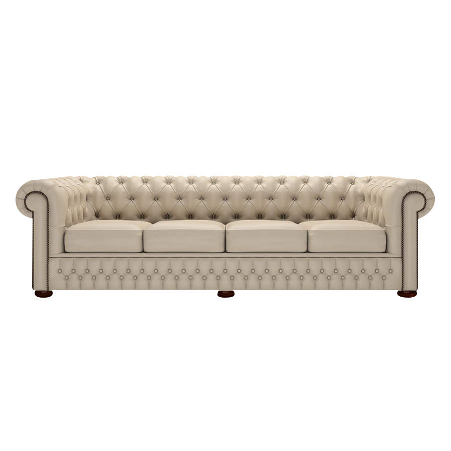 Classic 4 Sits Chesterfield Soffa Birch Blush Beige