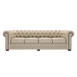 Classic 4 Sits Chesterfield Soffa Birch Blush Beige
