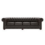 Classic 4 Sits Chesterfield Soffa Birch Brown