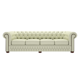 Classic 4 Sits Chesterfield Soffa Birch Cream