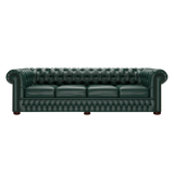 Classic 4 Sits Chesterfield Soffa Birch Forest Green