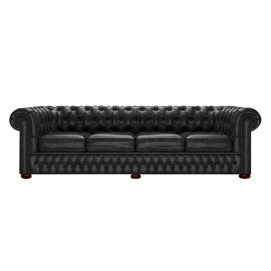 Classic 4 Sits Chesterfield Soffa Etna Black
