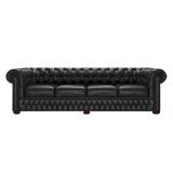 Classic 4 Sits Chesterfield Soffa Etna Black