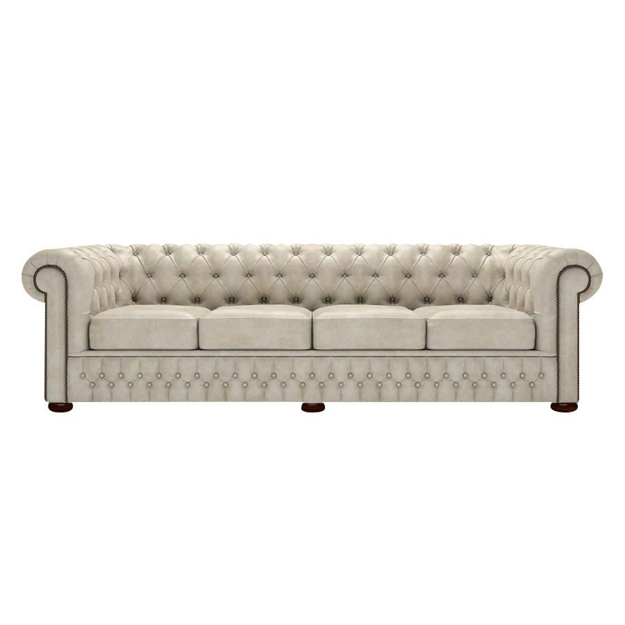 Classic 4 Sits Chesterfield Soffa Etna Cream