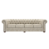 Classic 4 Sits Chesterfield Soffa Etna Cream