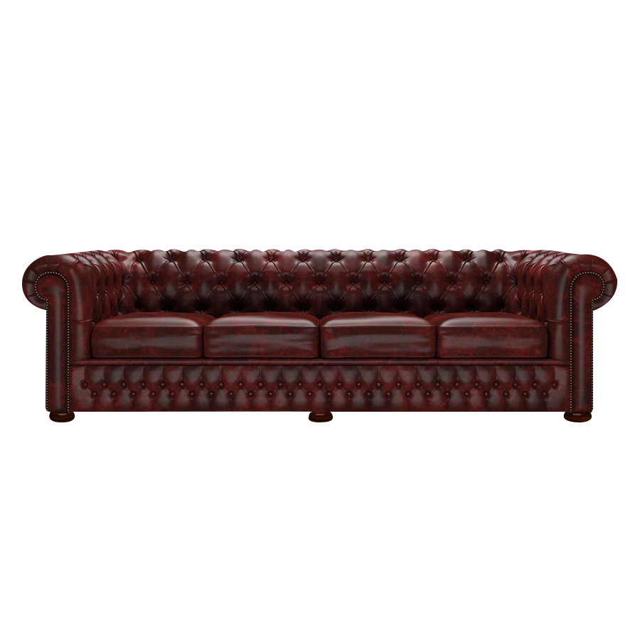 Classic 4 Sits Chesterfield Soffa Etna Red