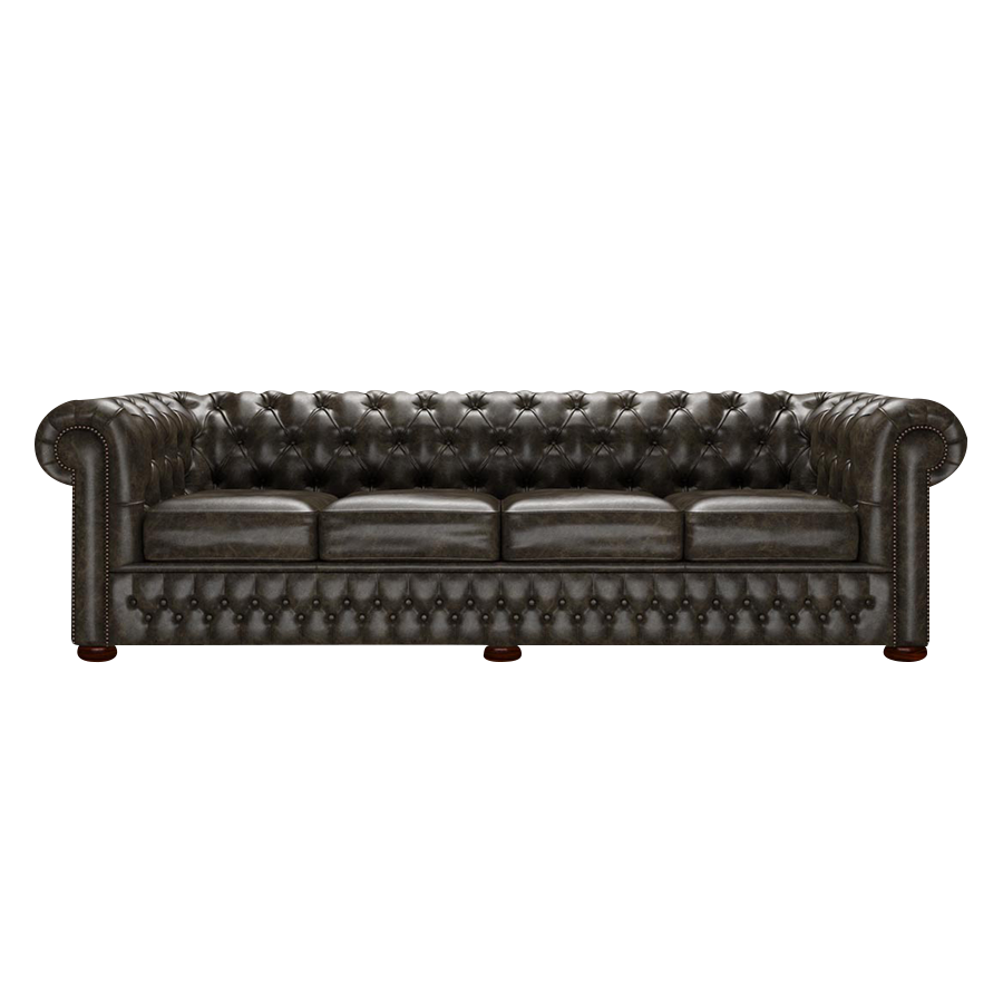Classic 4 Sits Chesterfield Soffa Old English Alga