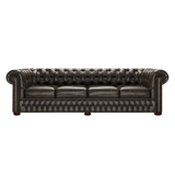Classic 4 Sits Chesterfield Soffa Old English Alga