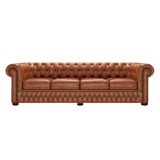 Classic 4 Sits Chesterfield Soffa Old English Bruciato