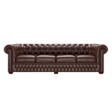Classic 4 Sits Chesterfield Soffa Old English Dark Brown