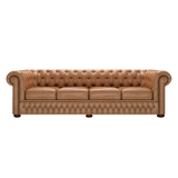 Classic 4 Sits Chesterfield Soffa Old English Tan