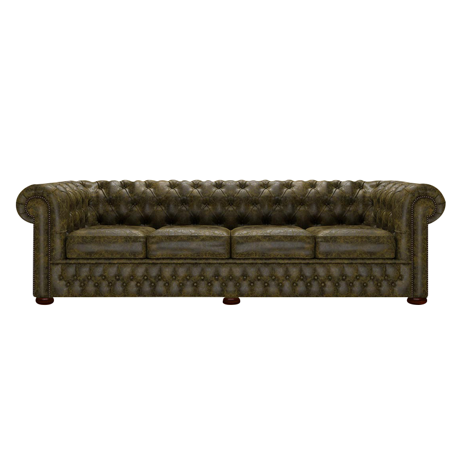 Classic 4 Sits Chesterfield Soffa Tudor Birch