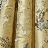 Cole and Son Tyg Hummingbirds Gold & Soft Grey
