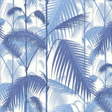 Cole and Son Tyg Palm Jungle Hyacinth On White