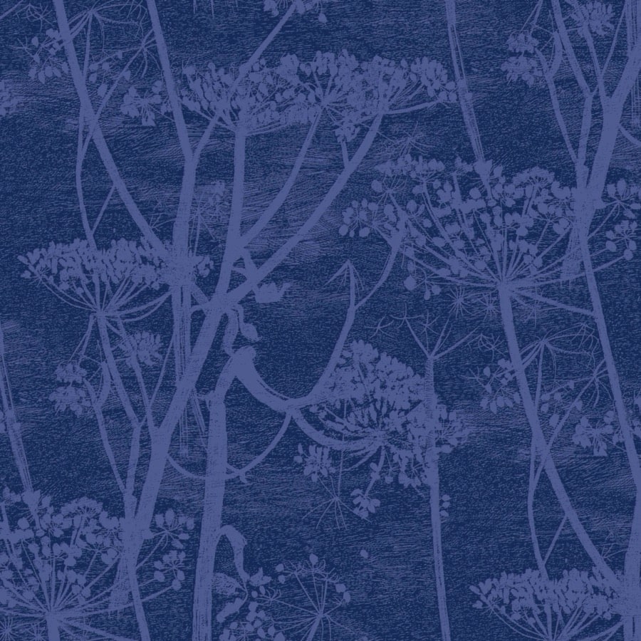 Cole and Son Tyg Cow Parsley Hyacinth & Ink