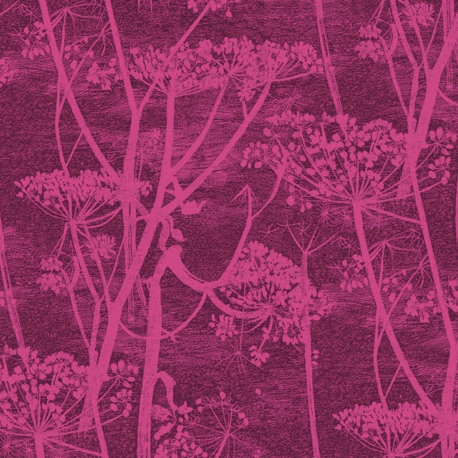 Load image into Gallery viewer, Cole and Son Tyg Cow Parsley Magenta &amp; Plum
