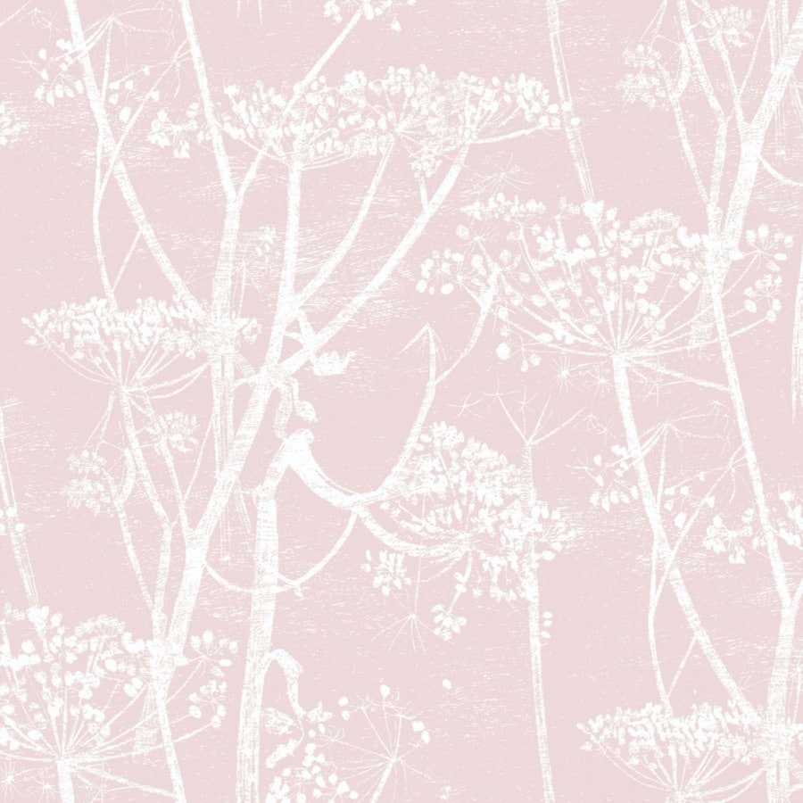 Cole and Son Tyg Cow Parsley White & Ballet Slipper