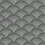Cole and Son Tyg Feather Fan White On Black