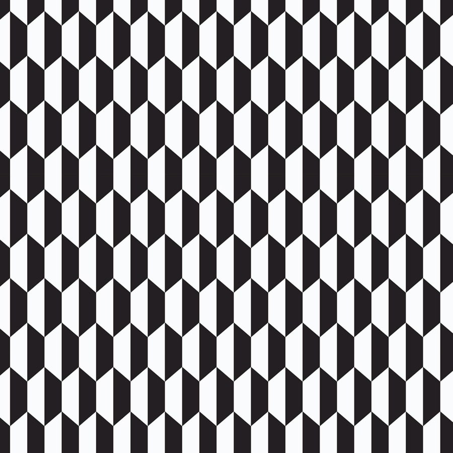 Cole and Son Tyg Tile Black & White