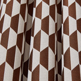 Cole and Son Tyg Tile Dark Ginger & Cream