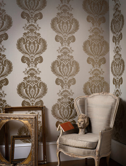 Cole and Son Tapet Baudelaire White & Ivory