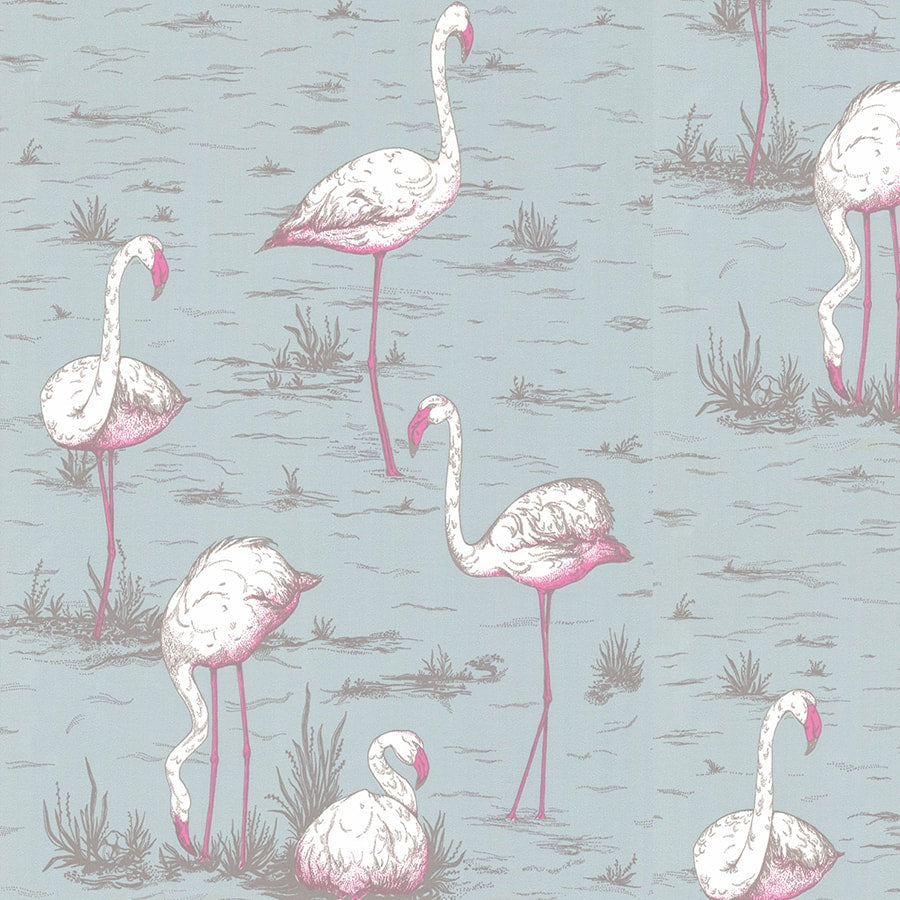 Lataa kuva Galleria-katseluun, Cole and Son Tapet Flamingos 44
