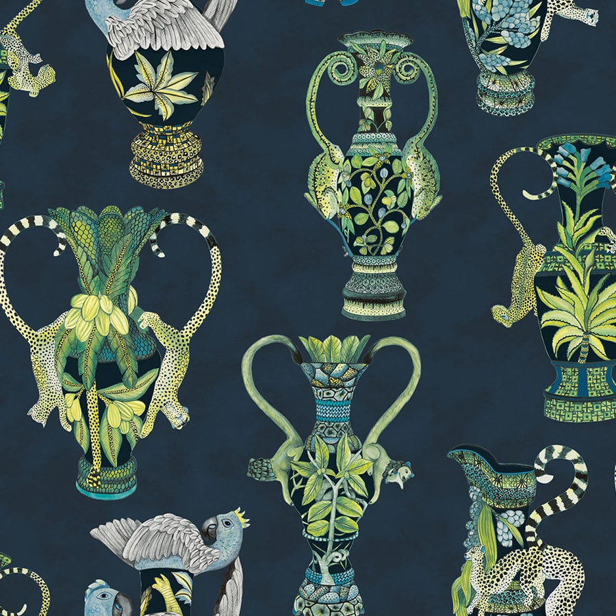 Load image into Gallery viewer, Cole and Son Tapet Khulu Vases 58
