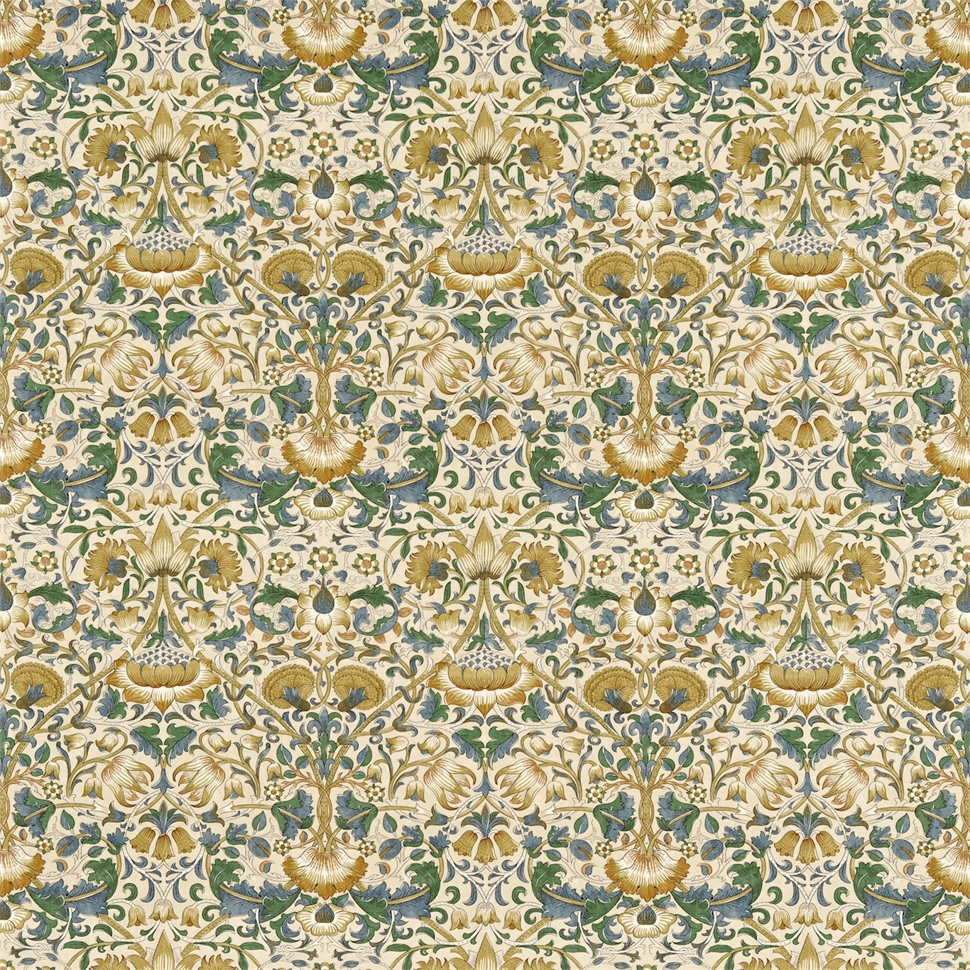 Morris and Co Tyg Lodden Manilla Bayleaf