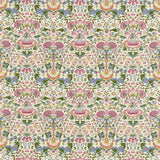 Morris and Co Tyg Lodden Blush Woad