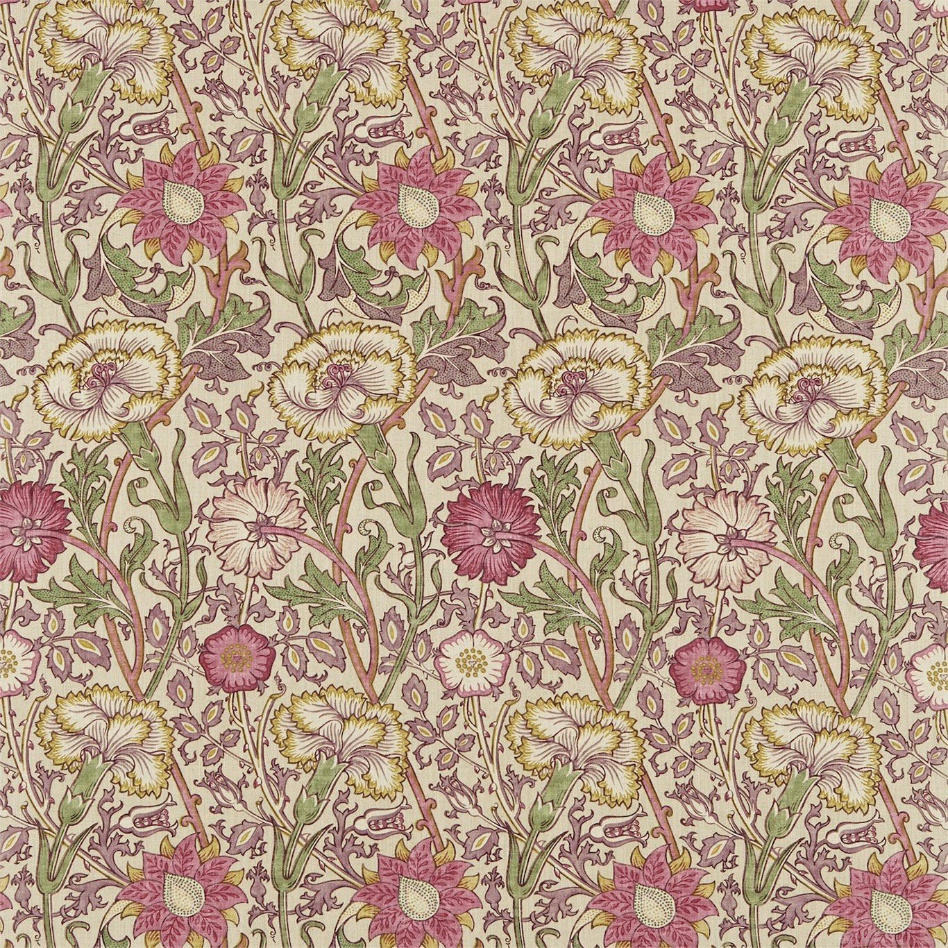 Morris and Co Tyg Pink & Rose Manilla Wine