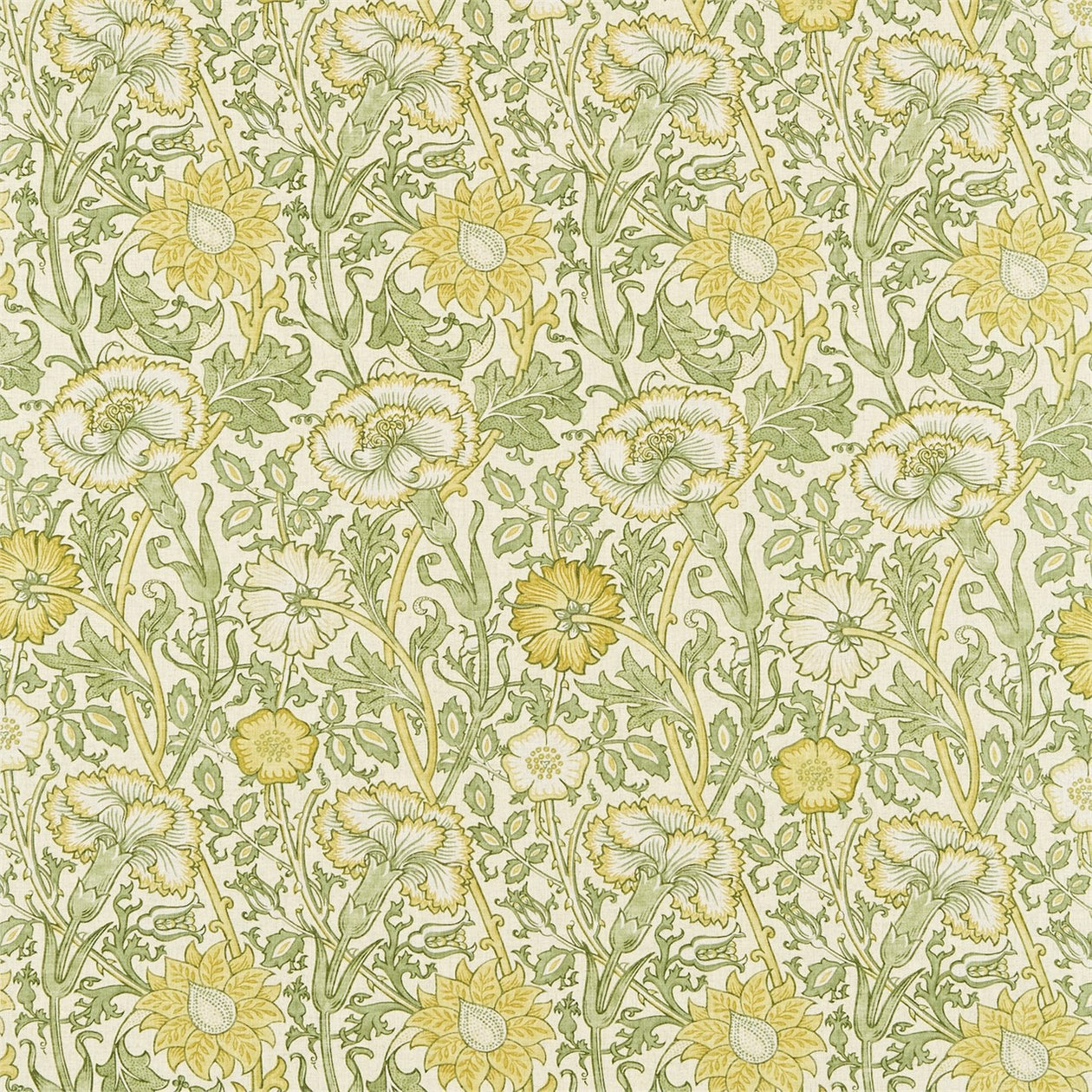 Morris and Co Tyg Pink & Rose Cowslip Fennel